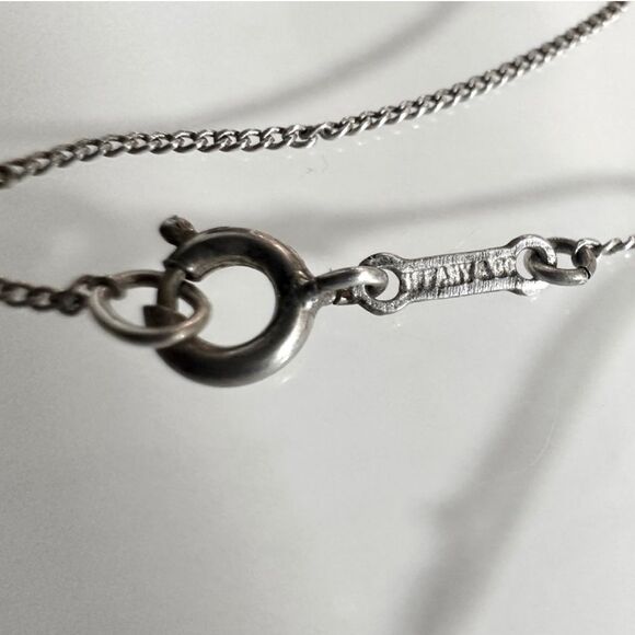 AuthTiffany & Co. cross necklace .925 with Tiffany & co. Pouch - Picture 2 of 4